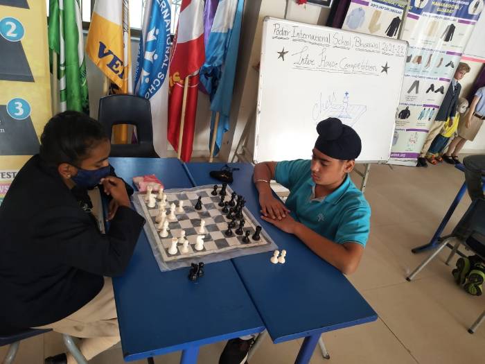Inter House Competition Chess - Grade IX - XI - 2021 - bhusawal